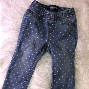 TODDLER valentines jeggings